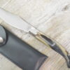 Coltello artigianale Arburesa in Corno di montone Lama in acciaio (27cm)