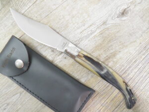 Coltello artigianale Arburesa in Corno di montone Lama in acciaio (27cm)