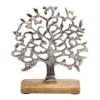 Standing Tree of Life 15X7X H.17 CM wood and metal Small