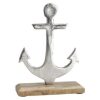 Standing Anchor 15X7X H.21 CM in wood and metal