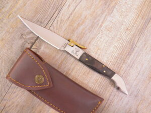 Coltello Logudoresa Manico corno di muflone Blocco lama (24,5Cm)
