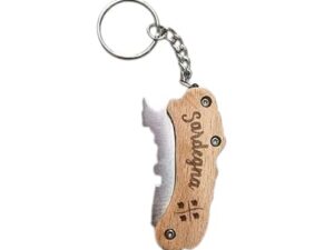 Coltello sagoma isola sardegna legno portachiave (10,5 Cm)