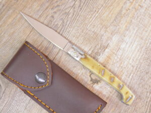 Pattada Knife Muflon Horn Handle raw blade 9 cm (21 cm)