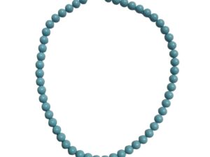 Collana A Sfere Di Turchese Argento 925%°° 0,5 mm