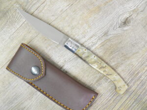 Coltello Pattada Manico in Corno Di Muflone grezzo (24cm)