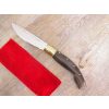 Handcrafted arburesa skinning knife with mouflon horn handle (25cm)