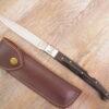Coltello Pattada con blocco lama Manico in corno di bufalo (32cm)