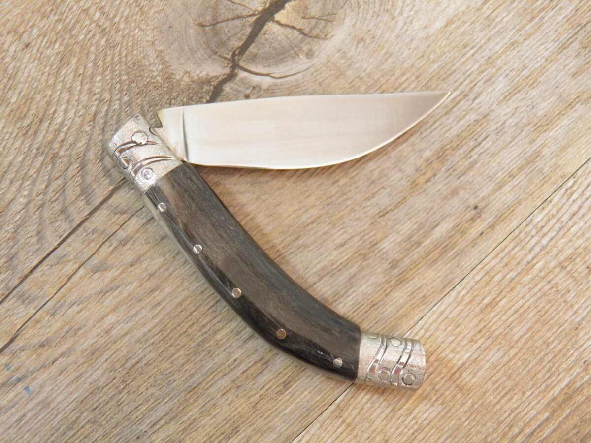 Coltello Artigianale Arburesa Manico Corno Di Muflone Da Scuoio Anima (18,5Cm) - Lady M Sardegna Coltello Artigianale Arburesa Manico Corno Di Muflone Da Scuoio Anima (18,5Cm) - Lady M Sardegna