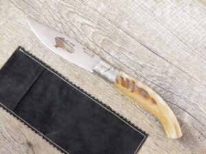 Coltello artigianale Arburesa lama con sagoma della sardegna (22cm)