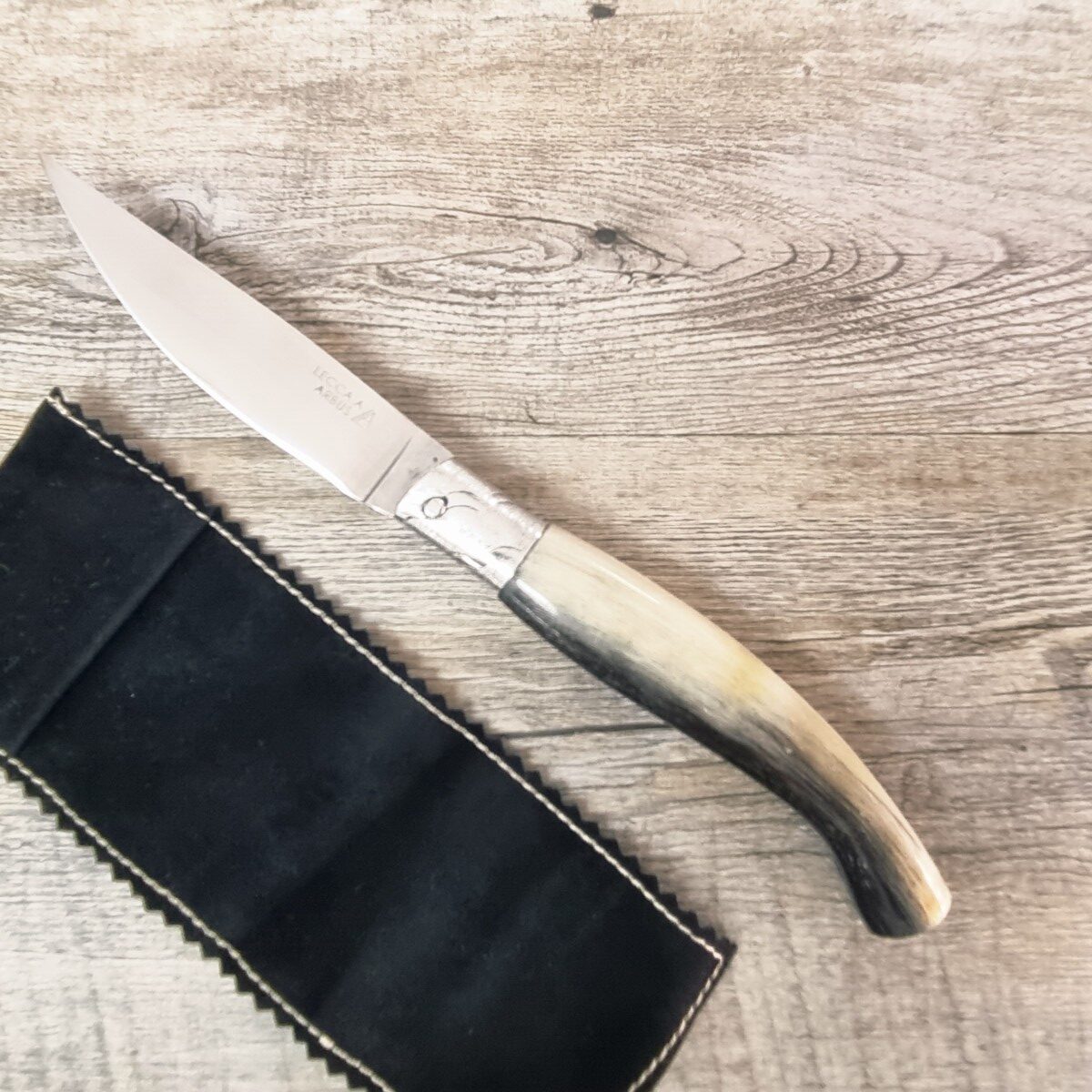 Coltello Artigianale Scanno Arburesa Manico Corno Di Montone (23Cm) - Lady M Sardegna Coltello Artigianale Scanno Arburesa Manico Corno Di Montone (23Cm)