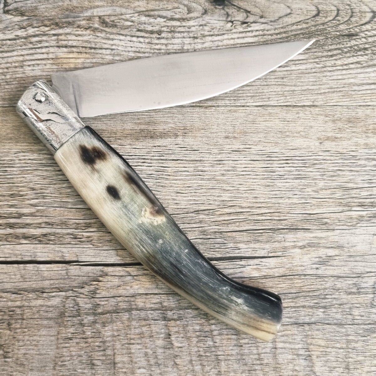 20260609_125051 Coltello Artigianale Scanno Arburesa Manico Corno Di Montone (23Cm) - Lady M Sardegna