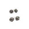 set of 4 buttons Sardinian costume shirt buttons in Silver Small in 2 colours