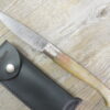 Coltello artigianale Pattada Damasco Manico in corno di montone (27,5cm)