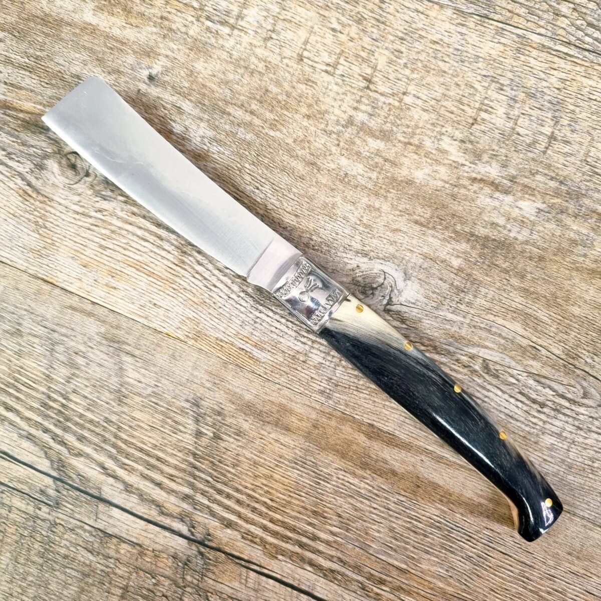 Coltello Artigianale Lametta Corno Di Montone Grezzo (22Cm) - Lady M Sardegna Coltello Artigianale Lametta Corno Di Montone Grezzo (22Cm)