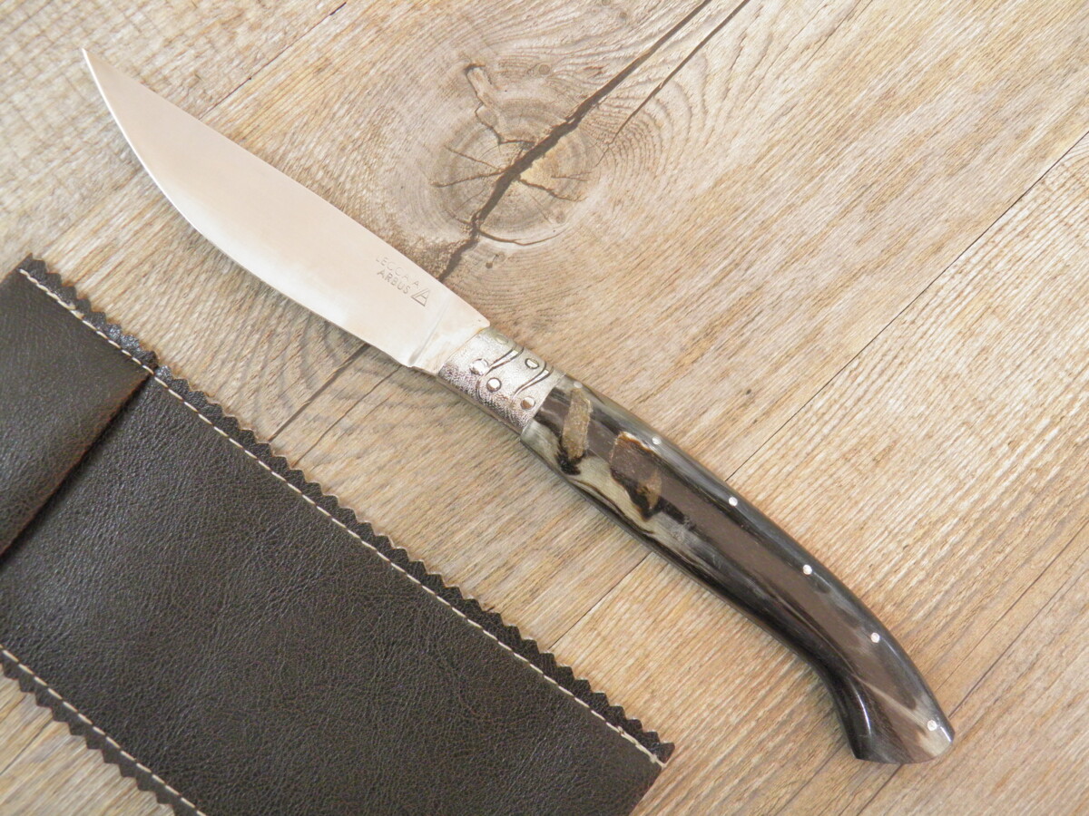 Coltello Artigianale Scanno Arburesa Manico Corno Di Muflone Con Anima (26,5Cm) - Lady M Sardegna Coltello Artigianale Scanno Arburesa Manico Corno Di Muflone Con Anima (26,5Cm)
