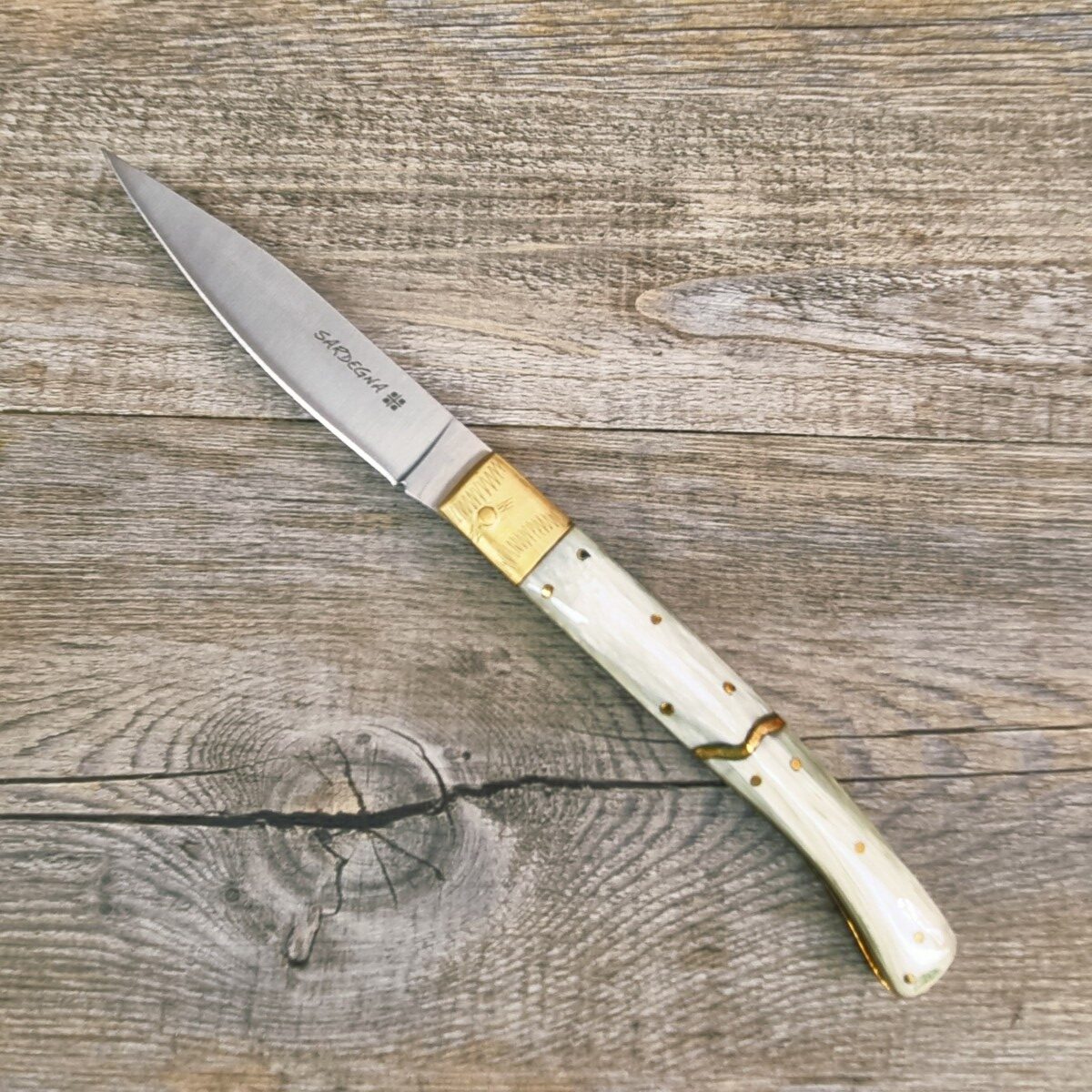 Coltello Pattada Manico In Corno Di Bue Lama Da 11 Cm (24Cm) - Lady M Sardegna Coltello Pattada Manico In Corno Di Bue Lama Da 11 Cm (24Cm)