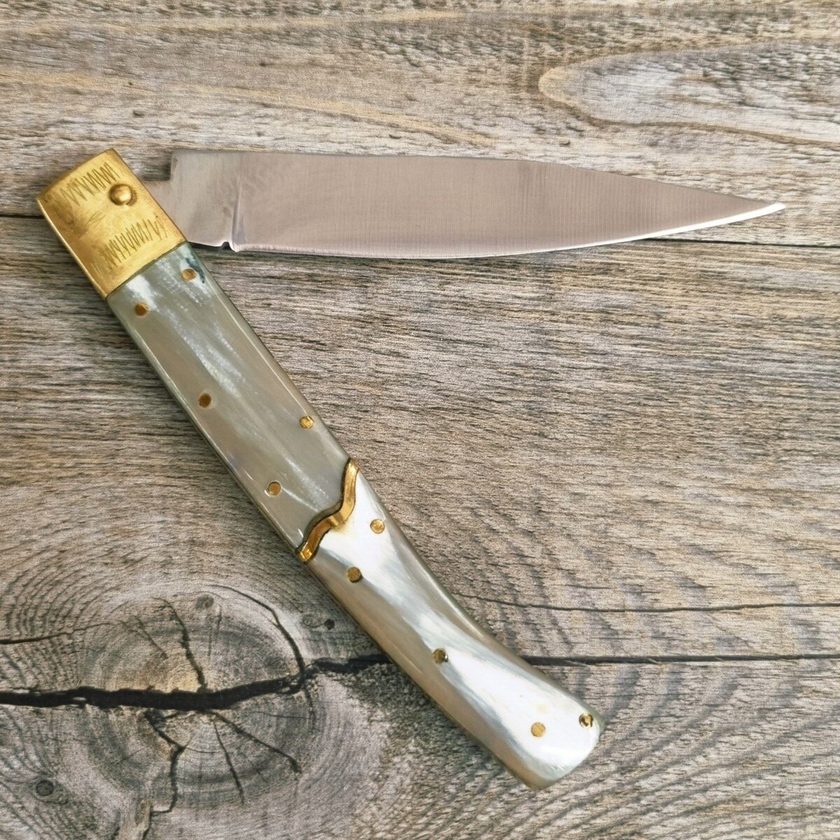 20260620_184032 Coltello Pattada Manico In Corno Di Bue Lama Da 11 Cm (24Cm) - Lady M Sardegna