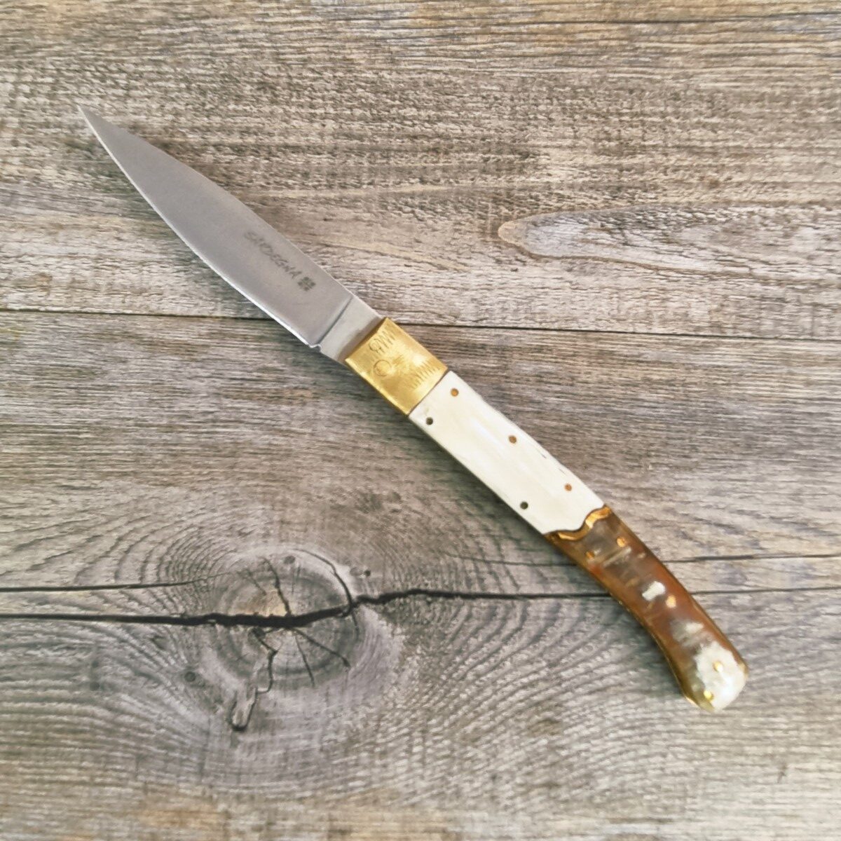 Coltello Pattada Manico In Corno Di Bue Lama Da 11 Cm (24Cm) - Lady M Sardegna Coltello Pattada Manico In Corno Di Bue Lama Da 11 Cm (24Cm)