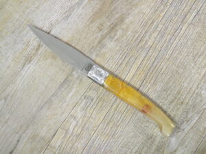 Coltello tipo Pattada Manico in Corno Di montone grezzo (22cm)