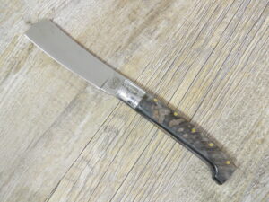 Coltello artigianale Lametta Corno Di Montone grezzo (18,5cm)