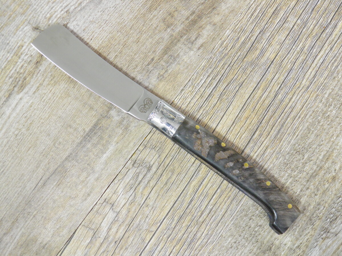 Coltello Artigianale Lametta Corno Di Montone Grezzo (18,5Cm) - Lady M Sardegna Coltello Artigianale Lametta Corno Di Montone Grezzo (18,5Cm)