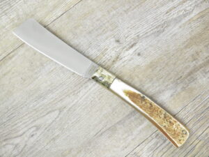 Coltello Artigianale Lametta Pintus Corno Di Bue Grezzo (20Cm)