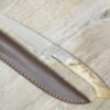 Coltello artigianale dorgalesa manico in corno di montone grezzo  (26cm)