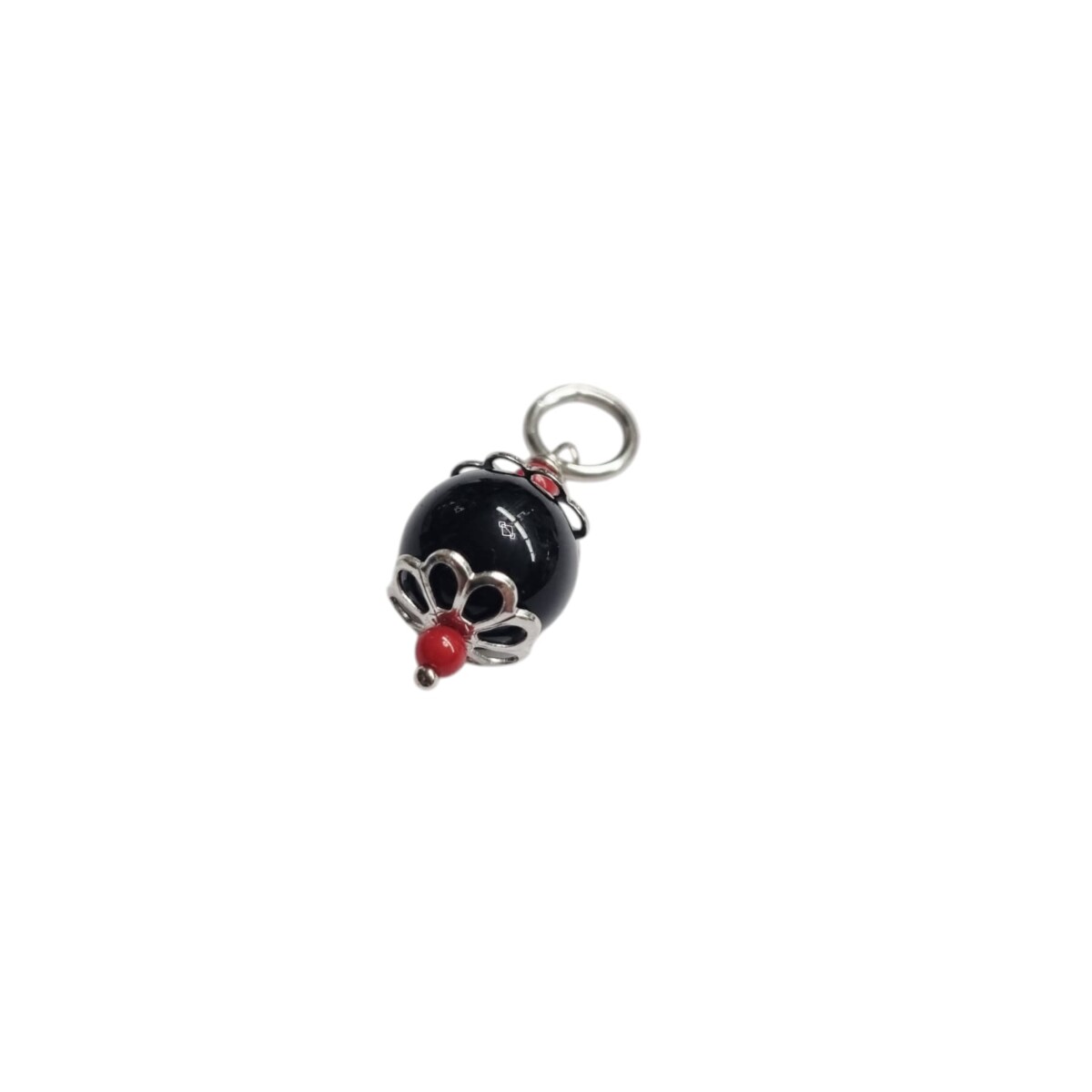 Whatsapp Image 2026-03-12 At 17.41.25 (1) Ciondolo Su Coccu Con Corallo Medio (1Cm) In Argento Portafortuna - Lady M Sardegna