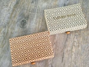 Cofanetto Custodia In bamboo quadratto  Per Coltello 25x10 H 5 cm