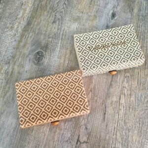 Home - Lady M Sardegna Cofanetto Custodia In Bamboo Quadratto Per Coltello 25X10 H 5 Cm