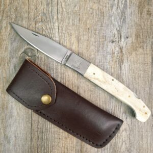 Home - Lady M Sardegna Coltello Pattada Con Blocco Lama Manico In Osso Di Tibia (26,5Cm)