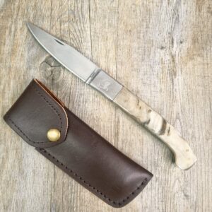 Home - Lady M Sardegna Coltello Pattada Con Blocco Lama Manico In Corno Di Montone (26,5Cm)