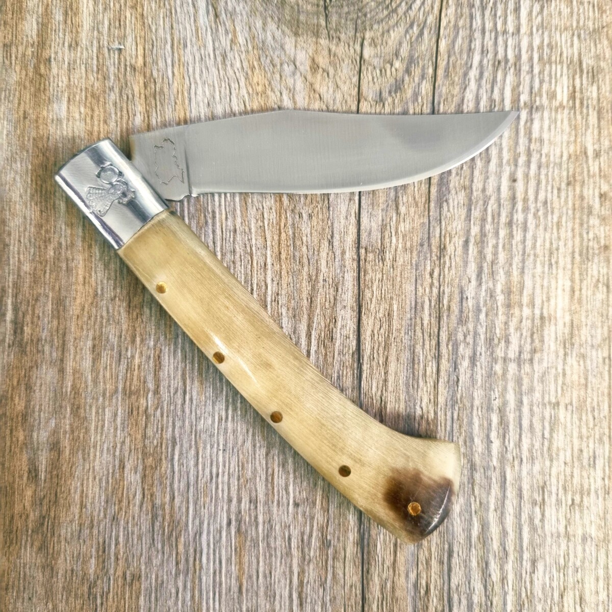 Coltello Artigianale Arburesa Manico Corno Montone Da Scuoio (17Cm) - Lady M Sardegna Coltello Artigianale Arburesa Manico Corno Montone Da Scuoio (17Cm) - Lady M Sardegna