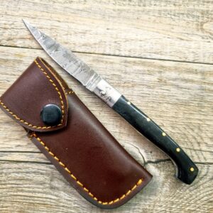 Home - Lady M Sardegna Coltello Pattada Damasco Manico In Corno Di Montone (17Cm)