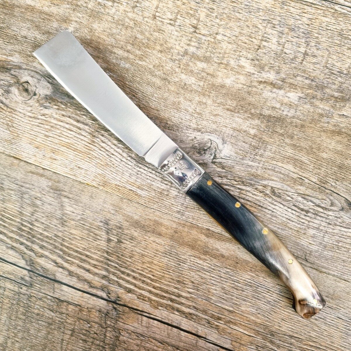 Coltello Artigianale Lametta Corno Di Montone Grezzo (22Cm) - Lady M Sardegna Coltello Artigianale Lametta Corno Di Montone Grezzo (22Cm)