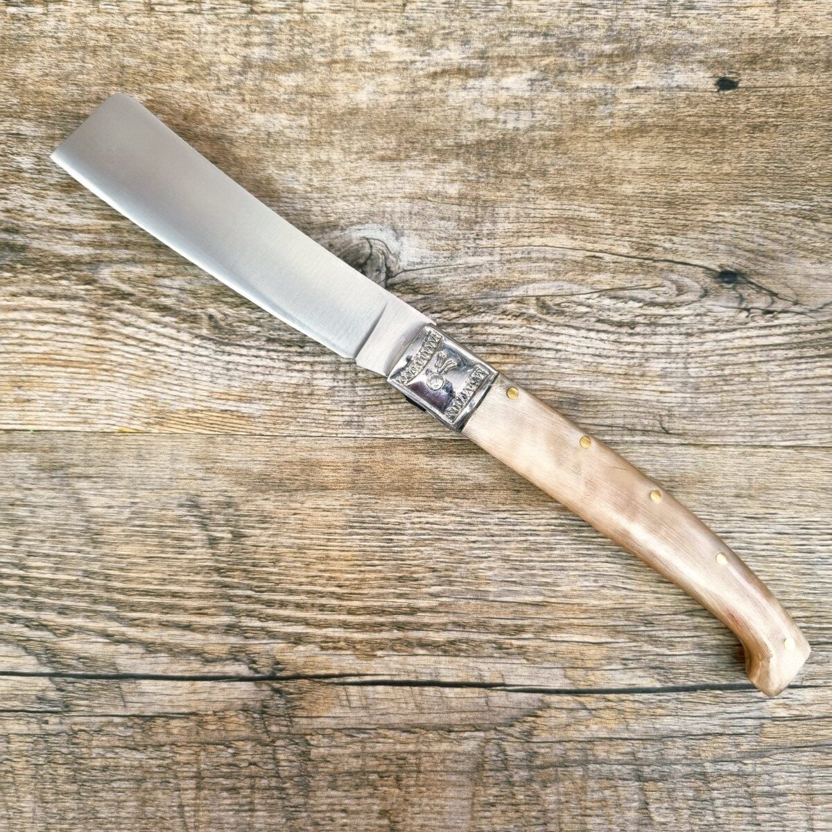 Coltello Artigianale Lametta Corno Di Montone Grezzo (22Cm) - Lady M Sardegna Coltello Artigianale Lametta Corno Di Montone Grezzo (22Cm)