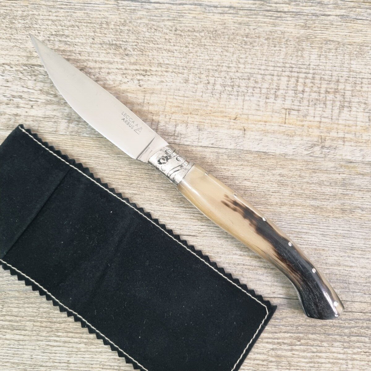 Coltello Artigianale Scanno Arburesa Manico Corno Di Montone Con Anima (23,5Cm) - Lady M Sardegna Coltello Artigianale Scanno Arburesa Manico Corno Di Montone Con Anima (23,5Cm)