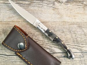 Coltello Pattada Manico In Corno Di Montone (17,5Cm) Lama Da 8 Cm