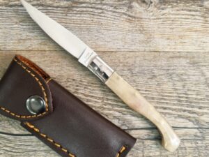 Coltello Pattada Manico In Corno Di Montone (17,5Cm) Lama Da 8 Cm