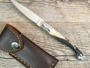 Coltello Pattada Manico In Corno Di Montone (17,5Cm) Lama Da 8 Cm