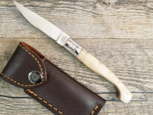 Coltello Pattada Manico In Corno Di Montone (17,5Cm) Lama Da 8 Cm