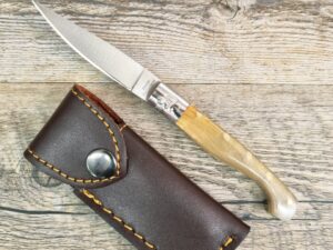 Coltello Pattada Manico In Corno Di Montone (17,5Cm) Lama Da 8 Cm