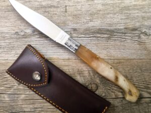 Coltello Artigianale Pattada Manico In Corno Di Montone (27Cm)