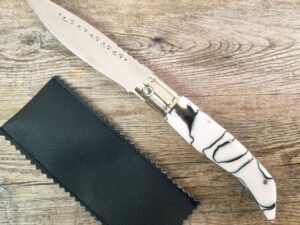 Coltello Artigianale Arburesa Manico In Resina Pigmentata Da Scanno (24 Cm)