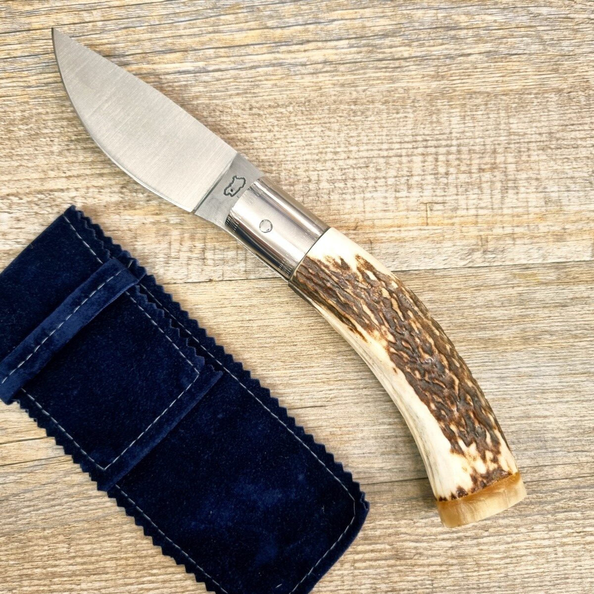 Coltello Fatto A Mano Manico In Corno Di Cervo Da Scuoio (25 Cm) - Lady M Sardegna Coltello Fatto A Mano Manico In Corno Di Cervo Da Scuoio (25 Cm)