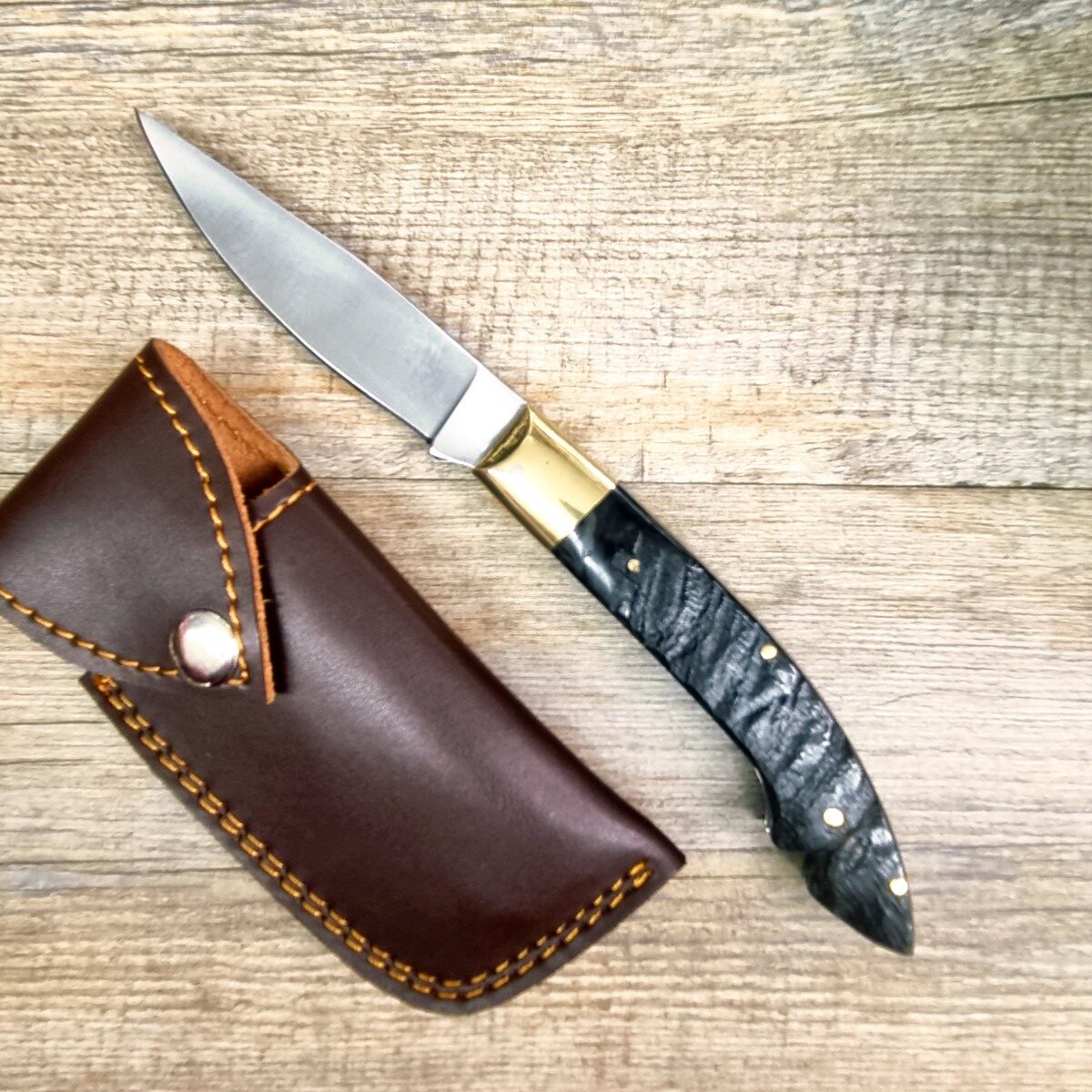 Coltello Fatto A Mano Foggia Antica Manico In Corno Di Montone Grezzo Con Fodero (23,5Cm) - Lady M Sardegna Coltello Fatto A Mano Foggia Antica Manico In Corno Di Montone Grezzo Con Fodero (23,5Cm)